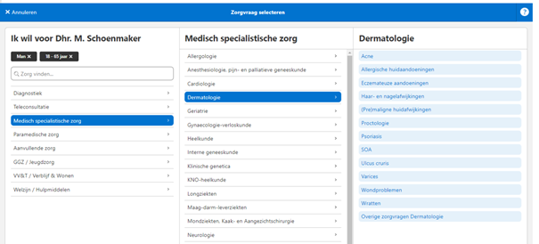 ZorgDomein inkijkvoorziening