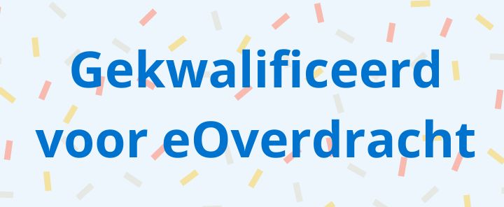 Gekwalificeerd voor eOverdracht ZorgDomein en Chipsoft