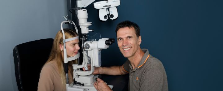 Optometrist Herbert van der Wiel